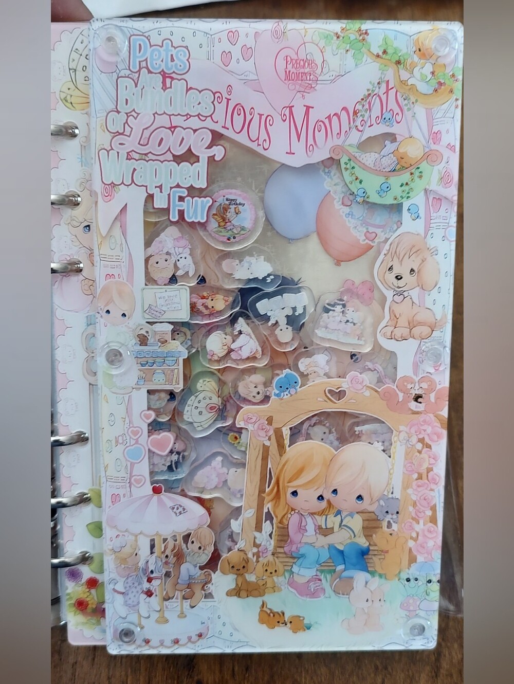 New! A6 Precious Moments Shaker Photo Book With Protective Cover